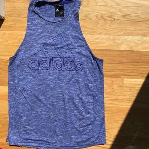Adidas blue tank top - s